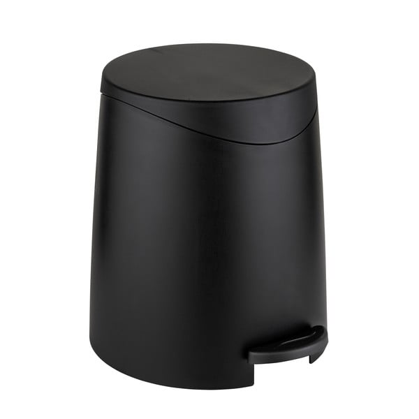 Черно пластмасово кошче за боклук с педал 3 l Portes – Allstar