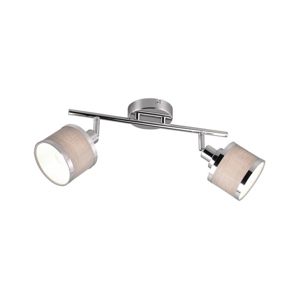 Стенна лампа в бежово и сребристо ø 10 cm Arosa - Trio-image-3