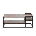 Кафява масичка за кафе 70x120 cm Rivoli – Unique Furniture
