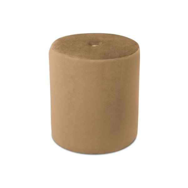 Светлокафява табуретка  , ⌀ 40 cm Fiore - Mazzini Sofas-image-2
