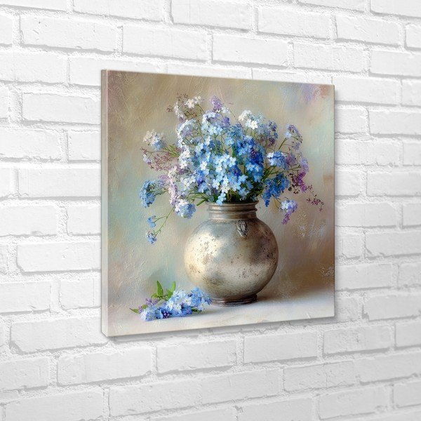 Печатна върху платно картина 32x32 cm Forget-me-not – Styler-image-3