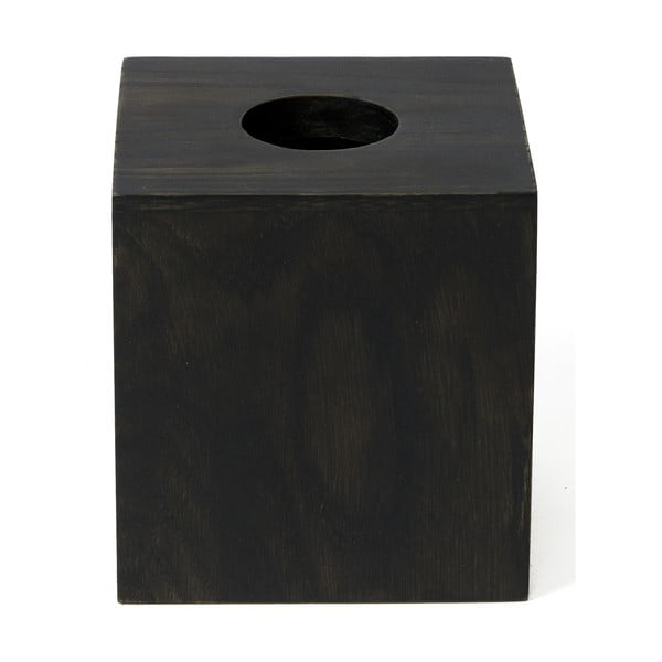 Кутия за носни кърпички, изработена от дъбово дърво Dark Mezza - Wireworks-image-3