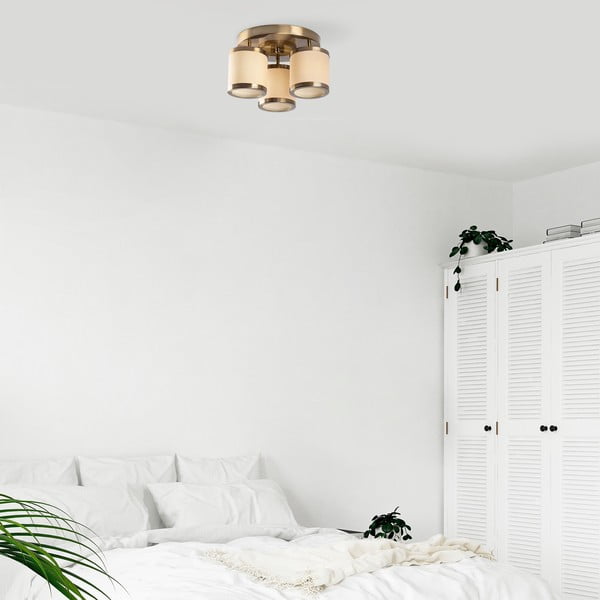 Осветително тяло за таван в бронзов цвят Way – Opviq lights-image-2