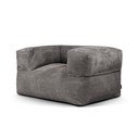 Тъмносив пуф от рипсено кадифе MooG – SLOWDOWN