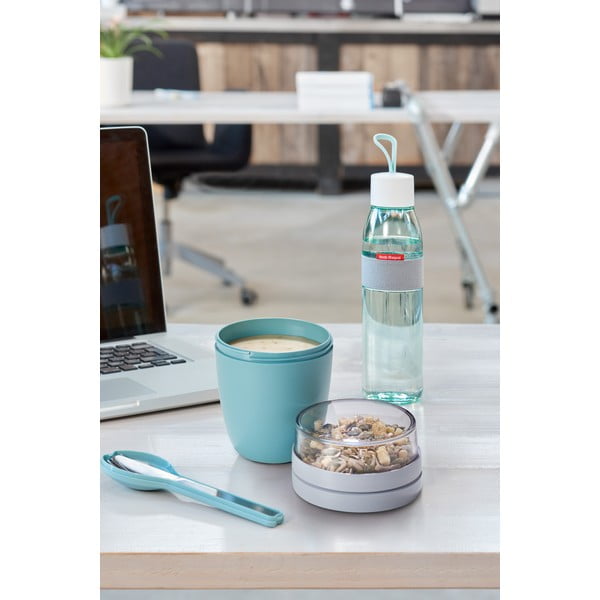 Комплект прибори за хранене от 3 части с тюркоазена опаковка Ellipse - Mepal-image-1