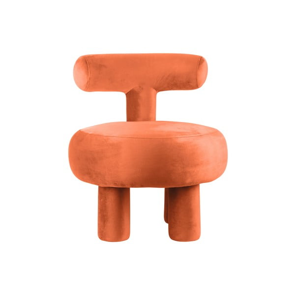 Оранжево кадифено кресло Abrazo – Leitmotiv-image-2