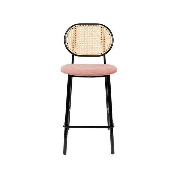 Черен/светлорозов бар стол 94 cm Spike - Zuiver-image-2