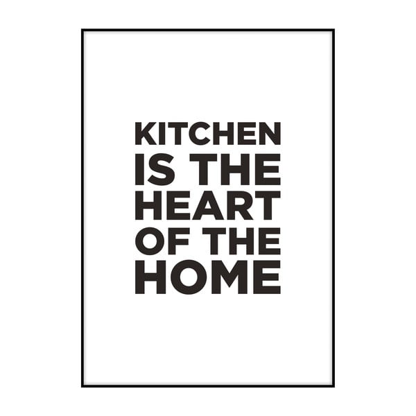 Плакат "Сърцето на дома", 40 x 30 cm - Imagioo
