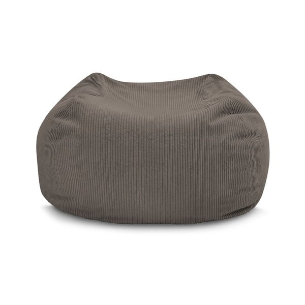 Сивo-кафяв пуф Voltaire – Bobochic Paris-image-1