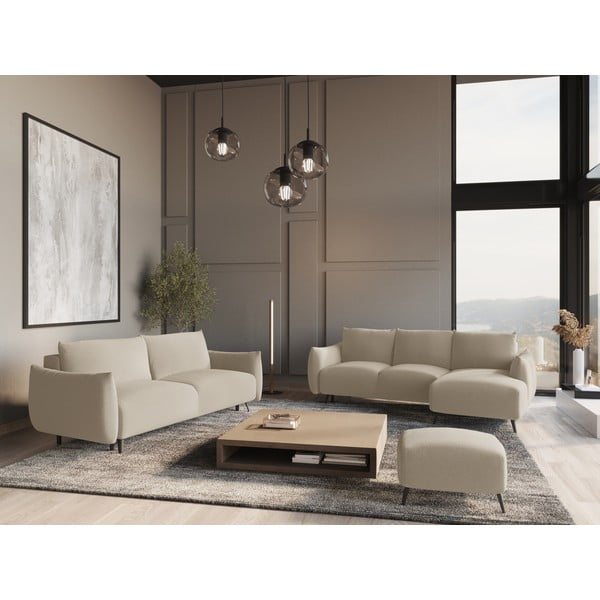 Бежов ъглов диван Malie – Makamii-image-1