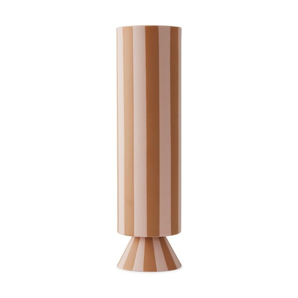 Розово-кафява керамична ваза Toppu - OYOY