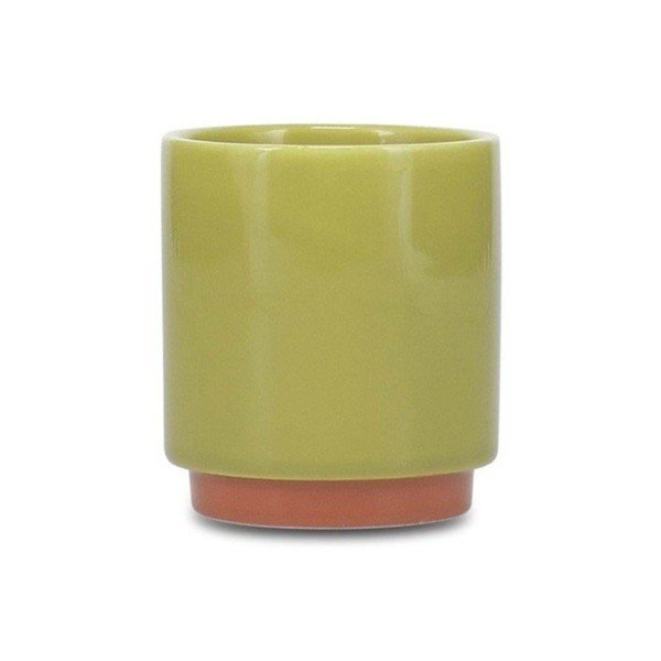Зелена/оранжева глинена чаша 270 ml Duo – ONA