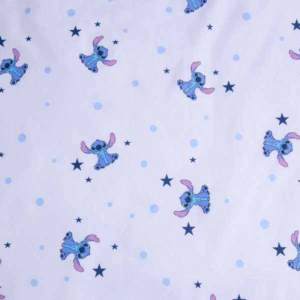 Синьо  памучно детско спално бельо 100x135 cm Lilo & Stitch "Clouds" – Jerry Fabrics-image-3