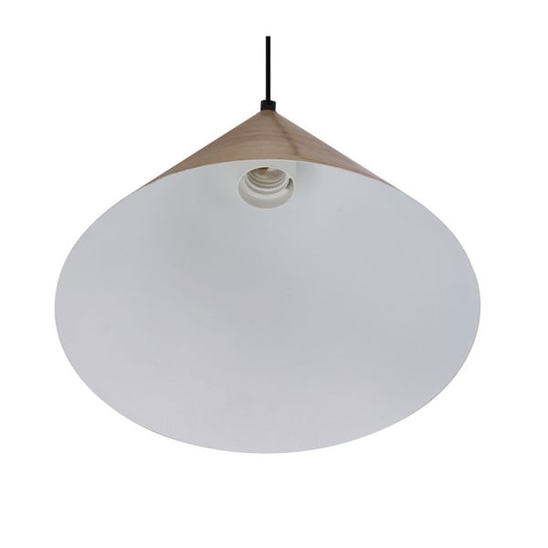 Кафява висяща лампа със стъклен абажур ø 25 cm Dunca - Candellux Lighting-image-3
