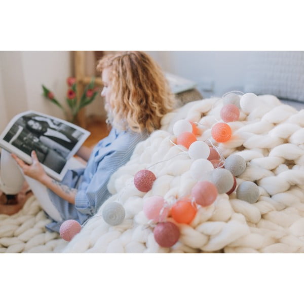 Кафява светлинна верига с LED крушки , 15 лампички - LUKKA-image-4