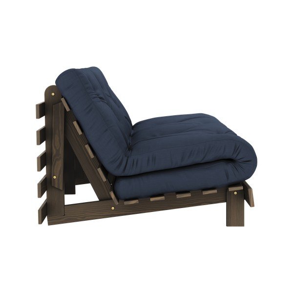 Тъмносин разтегателен диван 160 cm Roots - Karup Design-image-4