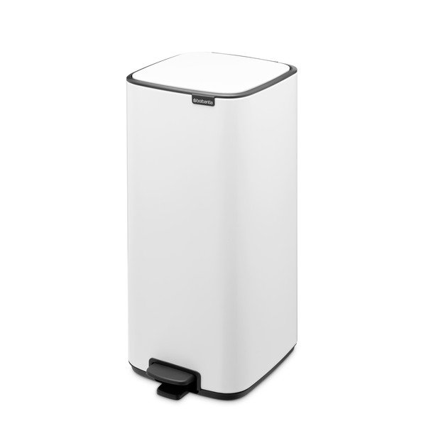 Бяло стоманено кошче за боклук с педал 30 l Bo – Brabantia