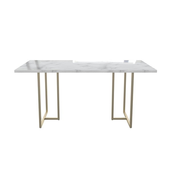 Трапезна маса от декор от мрамор 90x160 cm Astor – CosmoLiving by Cosmopolitan-image-2