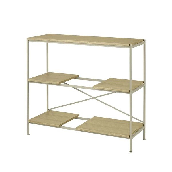 Стелаж от декор от дъб  в естествен цвят 105x92x40 cm Sukoya – Blomus-image-2