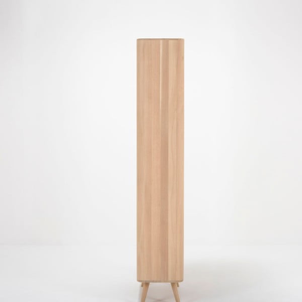 Дъбова етажерка за книги 90x200 cm Ena - Gazzda-image-4