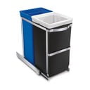 Пластмасов контейнер за отпадъци 35 л Dual - simplehuman