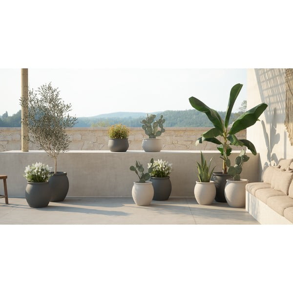 Керамична ръчно изработена саксия за цветя ø 29 cm Artemis – Artevasi-image-3