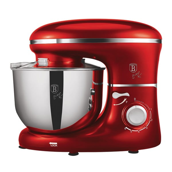 Червен кухненски робот Burgundy Metallic Line - BerlingerHaus-image-1