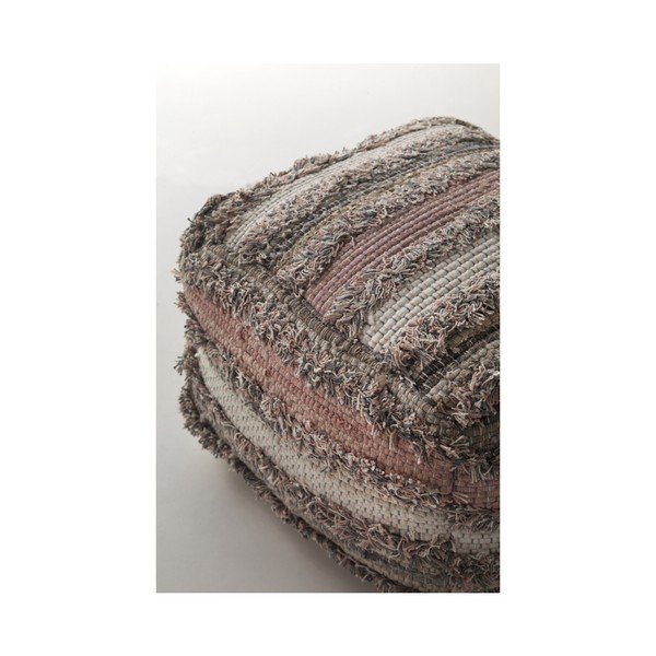 Пуф със сива и розова шарка Ceylon - Geese-image-2