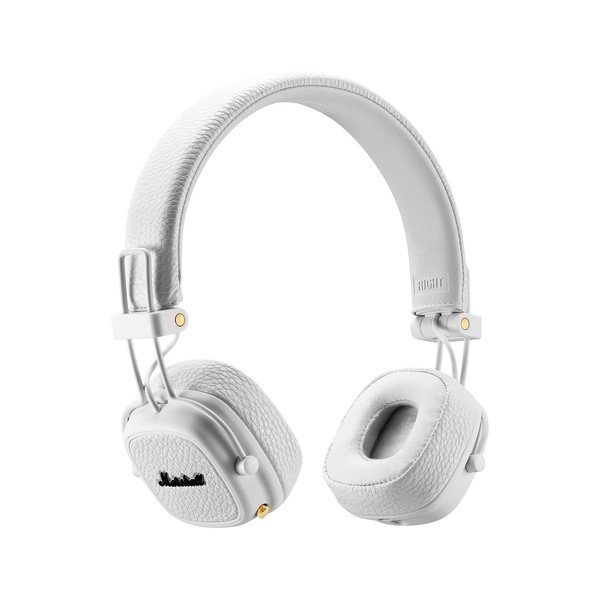 Бели безжични слушалки Major III - Marshall