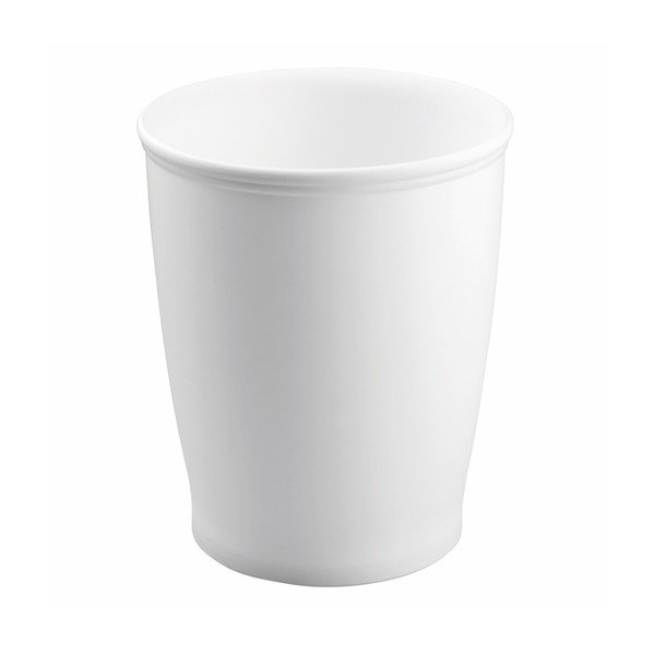 Bílý odpadkový koš InterDesign Kent, 5 l