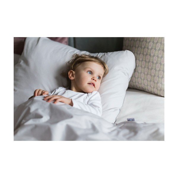 Светлосива завивка от египетски памук 155x200 cm Perla - WeLoveBeds-image-1