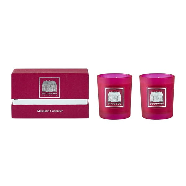 Комплект от 2 свещи с аромат на кориандър и мандарина - Villa Collection