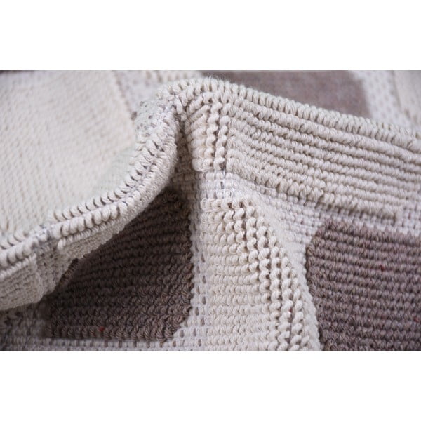 Бежов памучен килим , 80 x 150 cm Mozaik - Vitaus-image-3