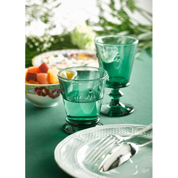 Изумруденозелена чаша за вино La Rochère Bee, 200 ml Abeille - La Rochére-image-2