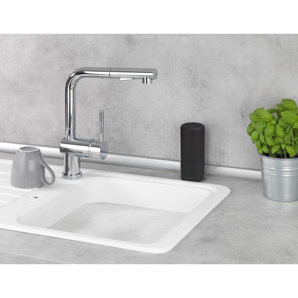 Черен силиконов дозатор за сапун Easy Squeez-e - Wenko-image-3