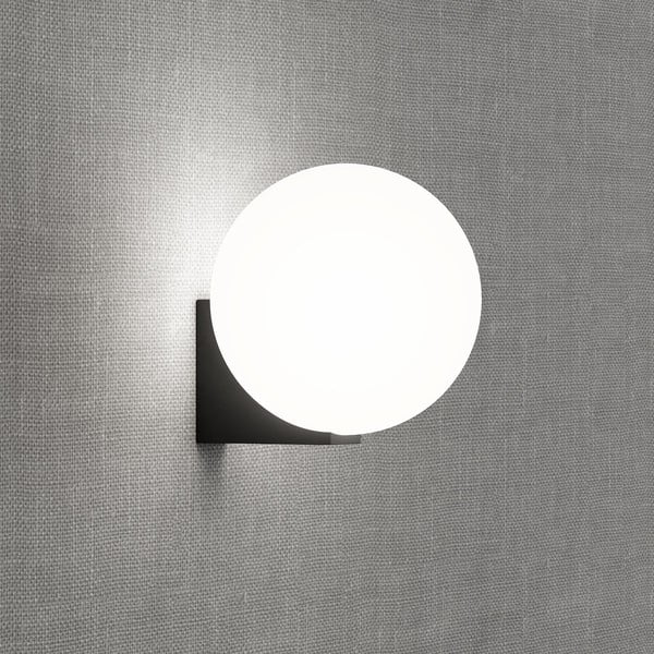 Черна стенна лампа , ø 15 cm Obi - SULION-image-2