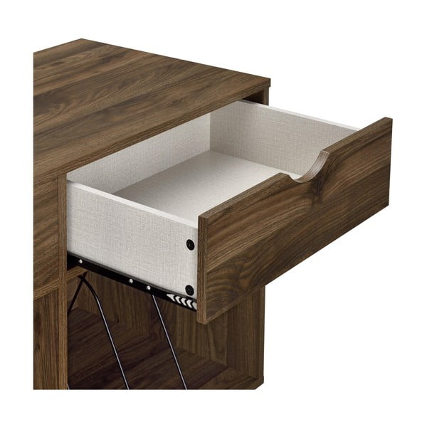 Стойка за плочи от орех 101x81 cm Concord - Novogratz-image-1