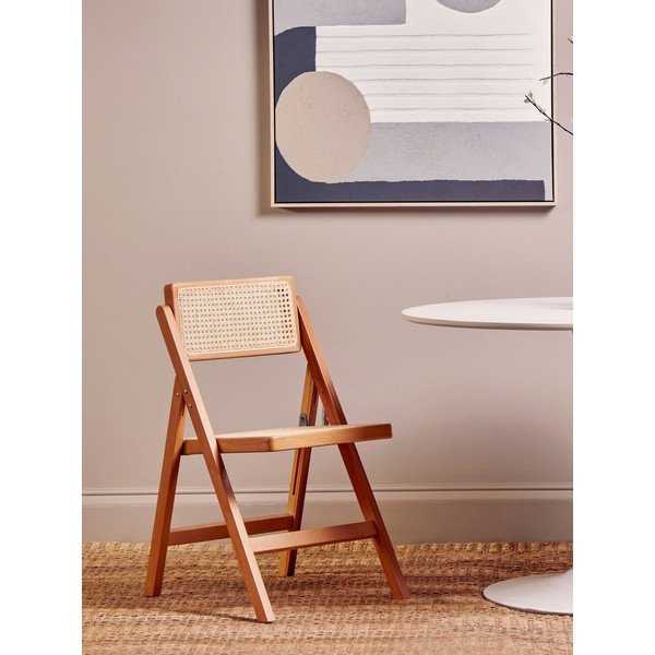 Трапезен стол от масивен бук в естествен цвят Cebu – Premier Housewares-image-1