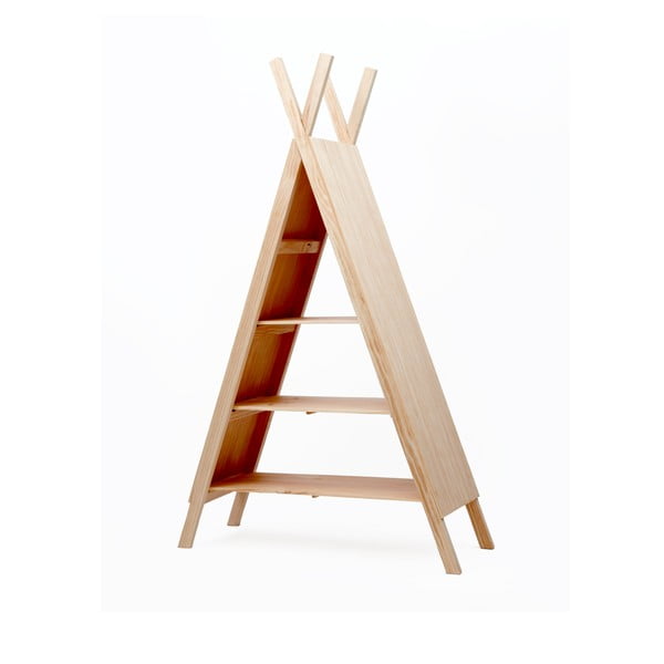 Детски шкаф за книги от борова дървесина Teepee - Little Nice Things