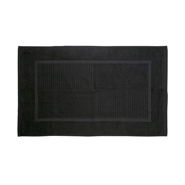 Koupelnová předložka, 80x50 cm, černá