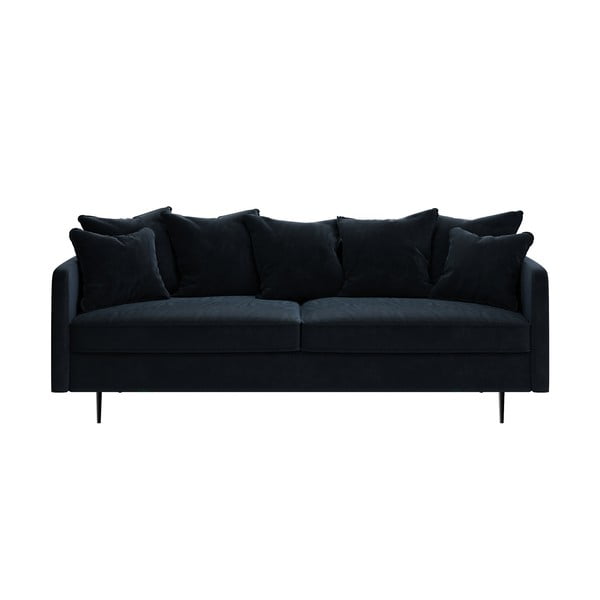 Тъмносин кадифен диван , 214 см Esme - Ghado
