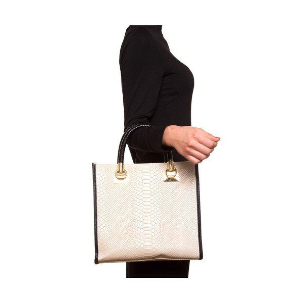Kožená kabelka Luisa Vannini 8032 Beige-image-3