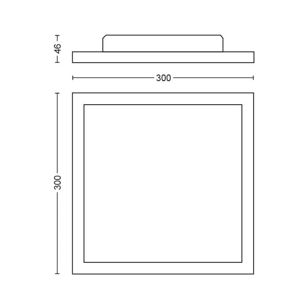LED smart осветително тяло за таван 19 W Aurelle – Philips Hue-image-3