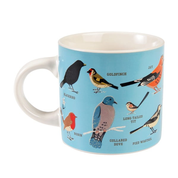 Синя/кремава керамична чаша 350 ml Garden Birds – Rex London-image-2