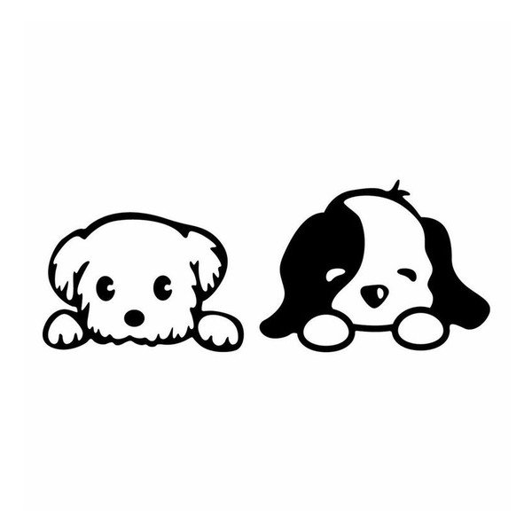 Samolepka Cute Little Puppies-image-1