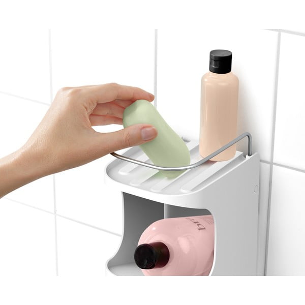 Бял самоносещ пластмасов рафт за баня Capsule - Joseph Joseph-image-4