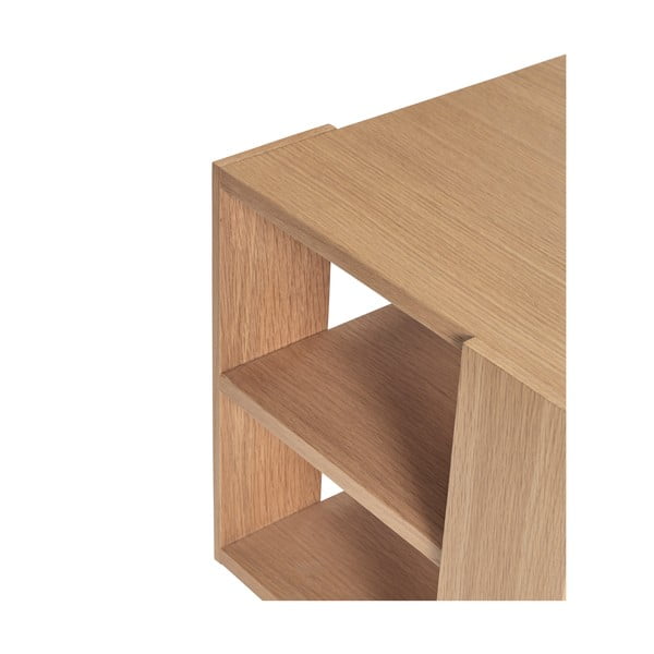 Странична масичка от декор от дъб  37x37 cm Merge – Hübsch-image-2