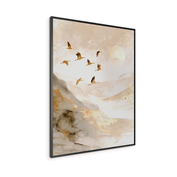 Печатна картина с включена рамка 60x80 cm Golden Peaks II – Styler-image-4