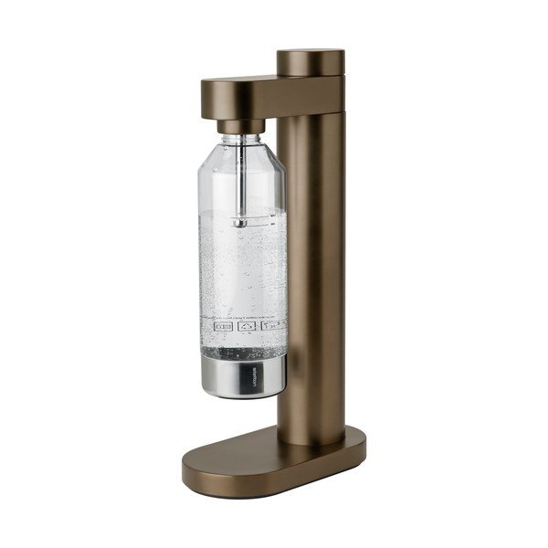 Кафява машина за газирани напитки от неръждаема стомана Brus – Stelton