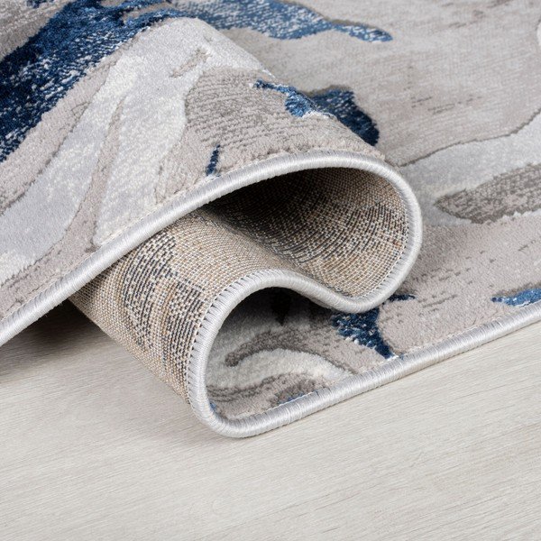 Син/сив килим 80x150 cm Marbled – Flair Rugs-image-3